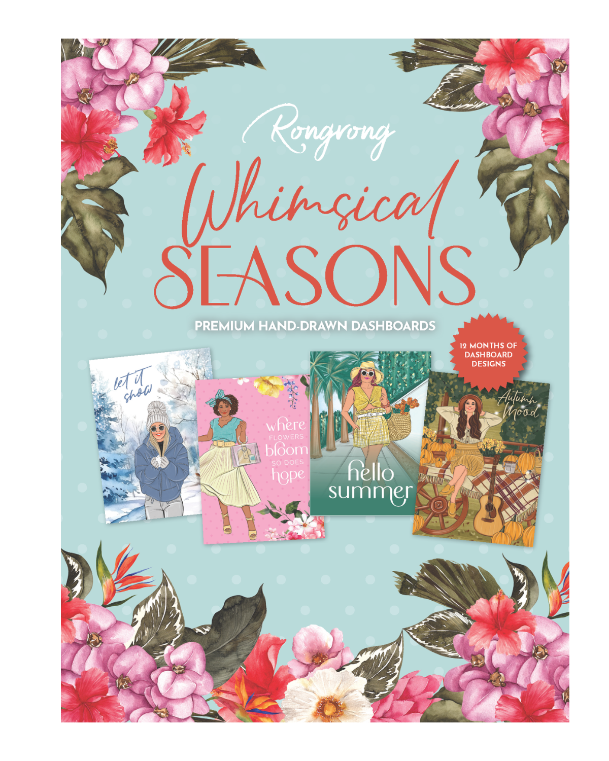 Whimsical Seasons Dashboard (Set of 6)