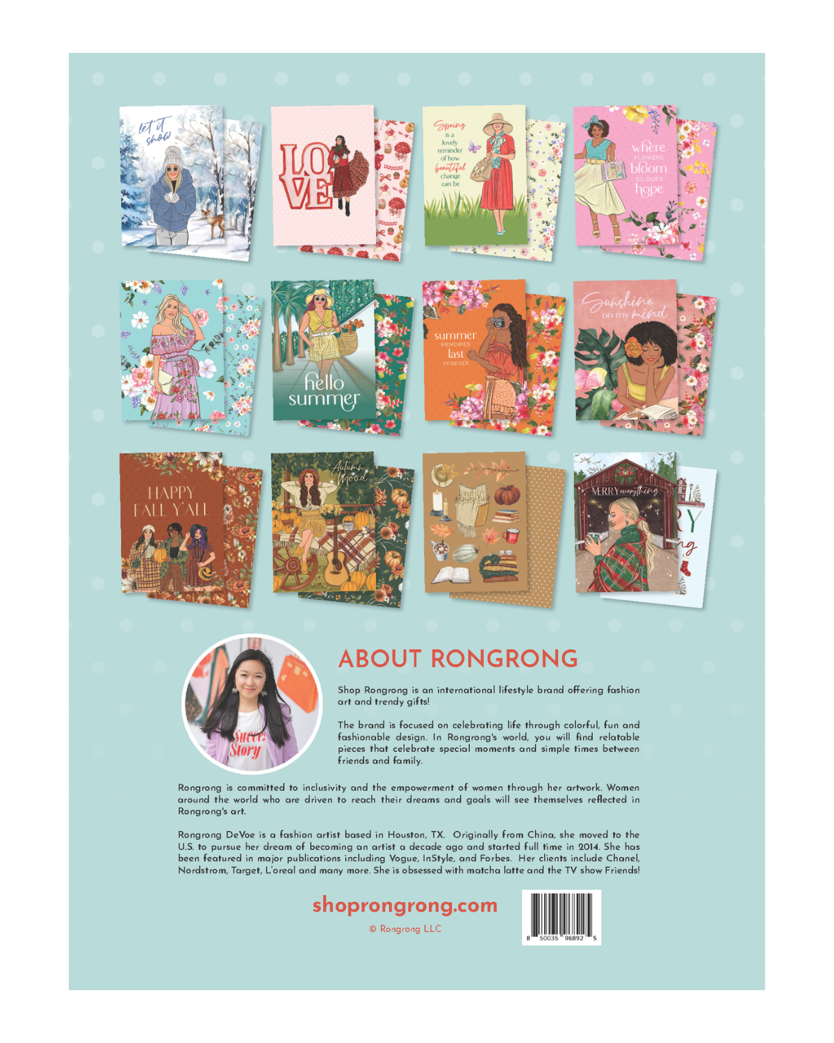 Whimsical Seasons Dashboard (Set of 6)