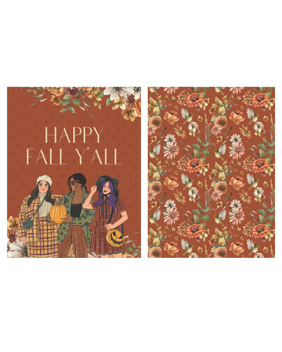 Whimsical Seasons Dashboard (Set of 6)