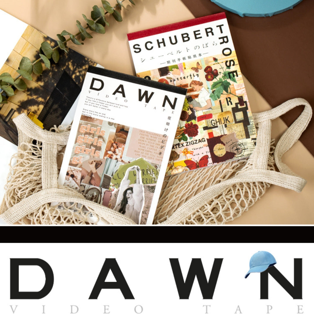 Dawn Video Tape Vintage Sticker Book (Not Pre-cut) (Set of 6)
