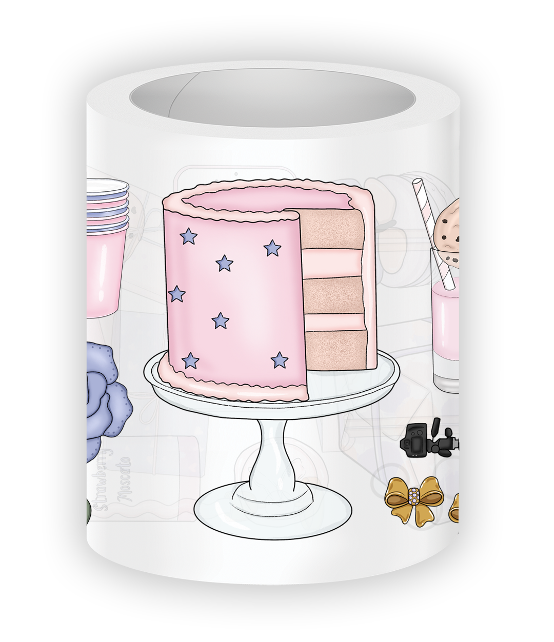 Birthday Butterflies PET Tape (Set of 6)