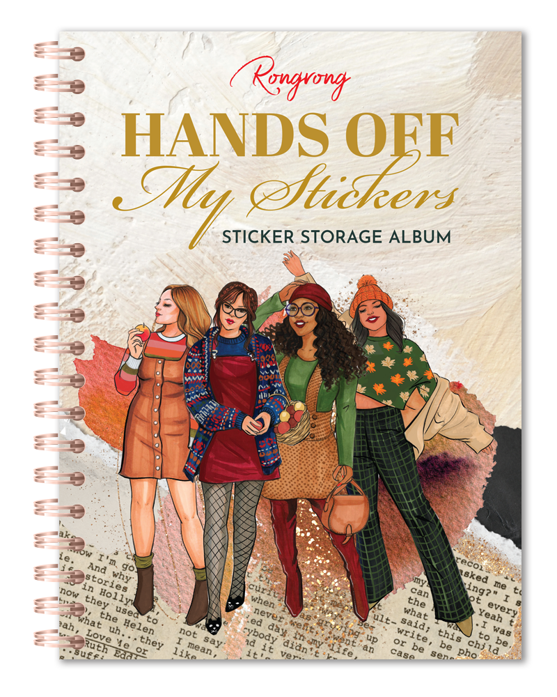 Fall Hands off my stickers sticker album (Set of 6)