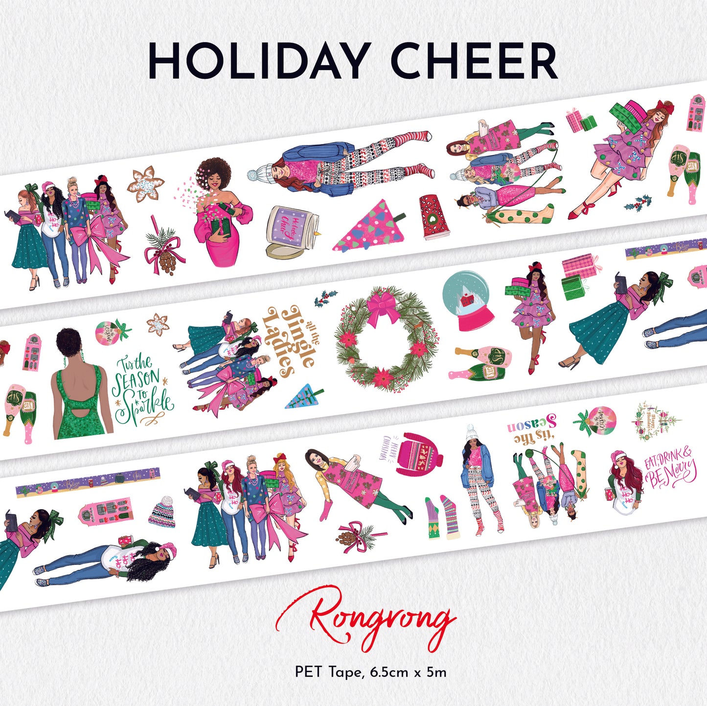 Holliday Cheer PET Tape (updated version 2.0) (Set of 6)