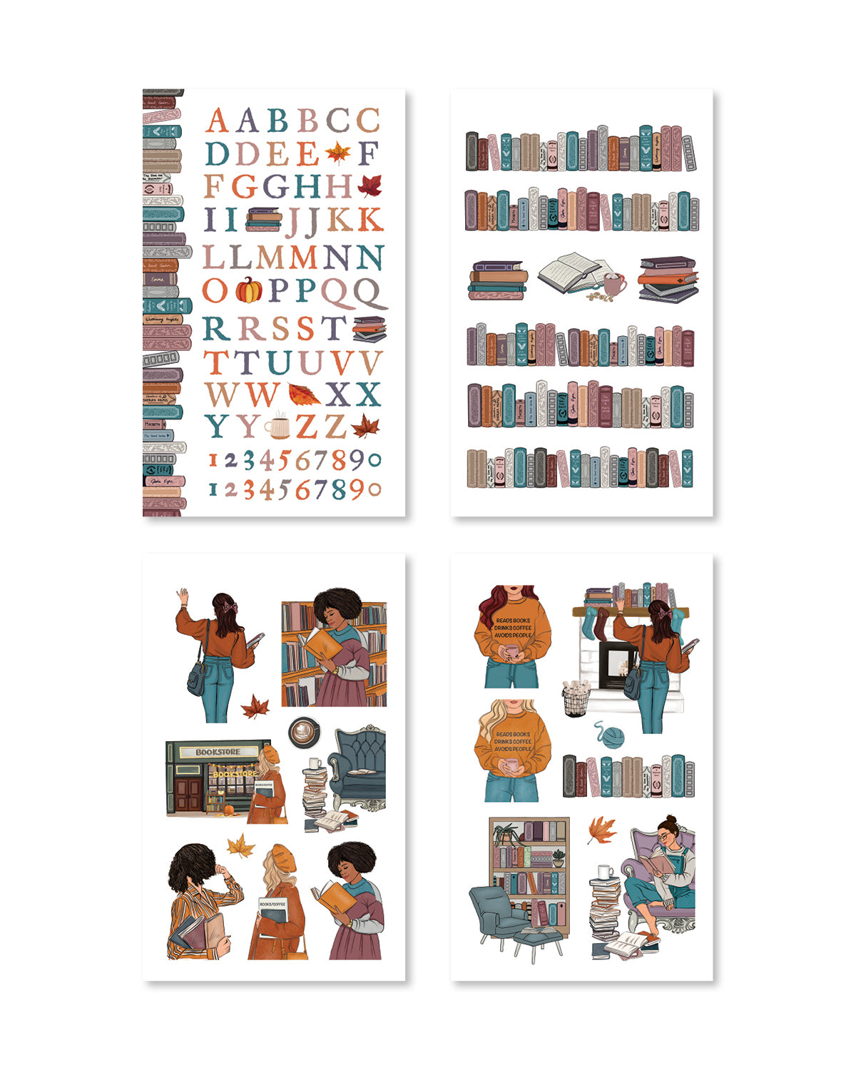 Bookworm Vol. 2 Sticker Book (Set of 6)