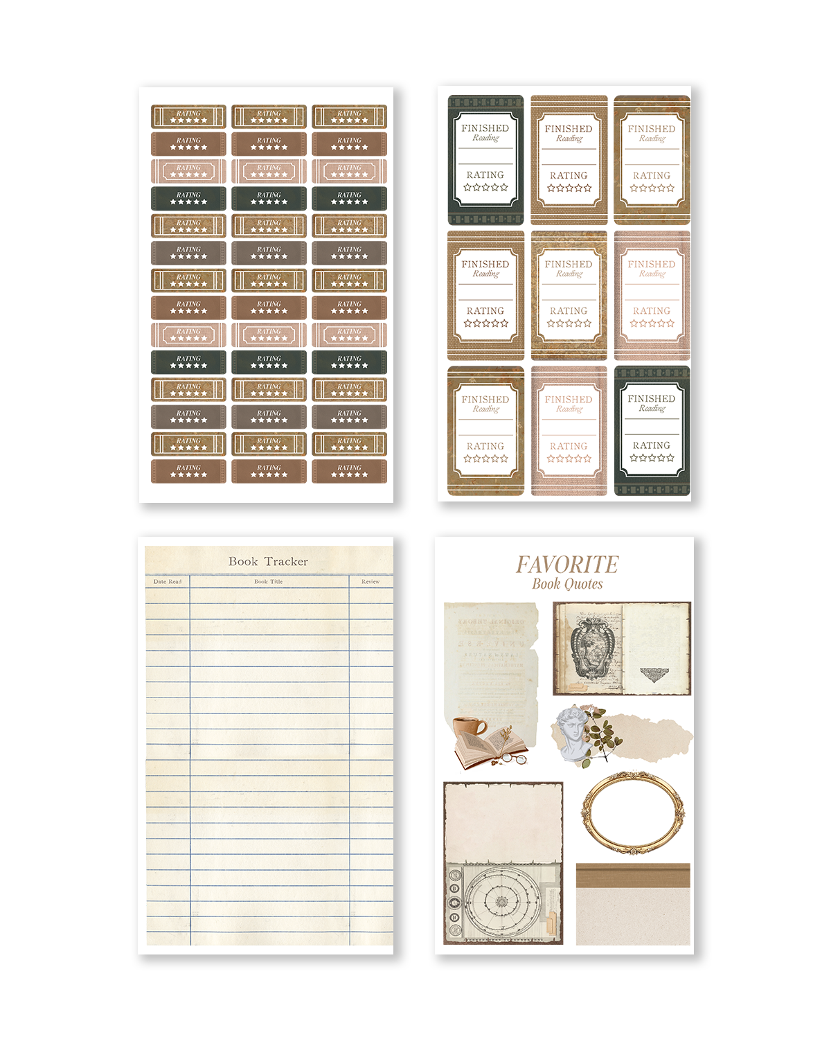 Bookworm Vol. 3 Sticker Book (Set of 6)