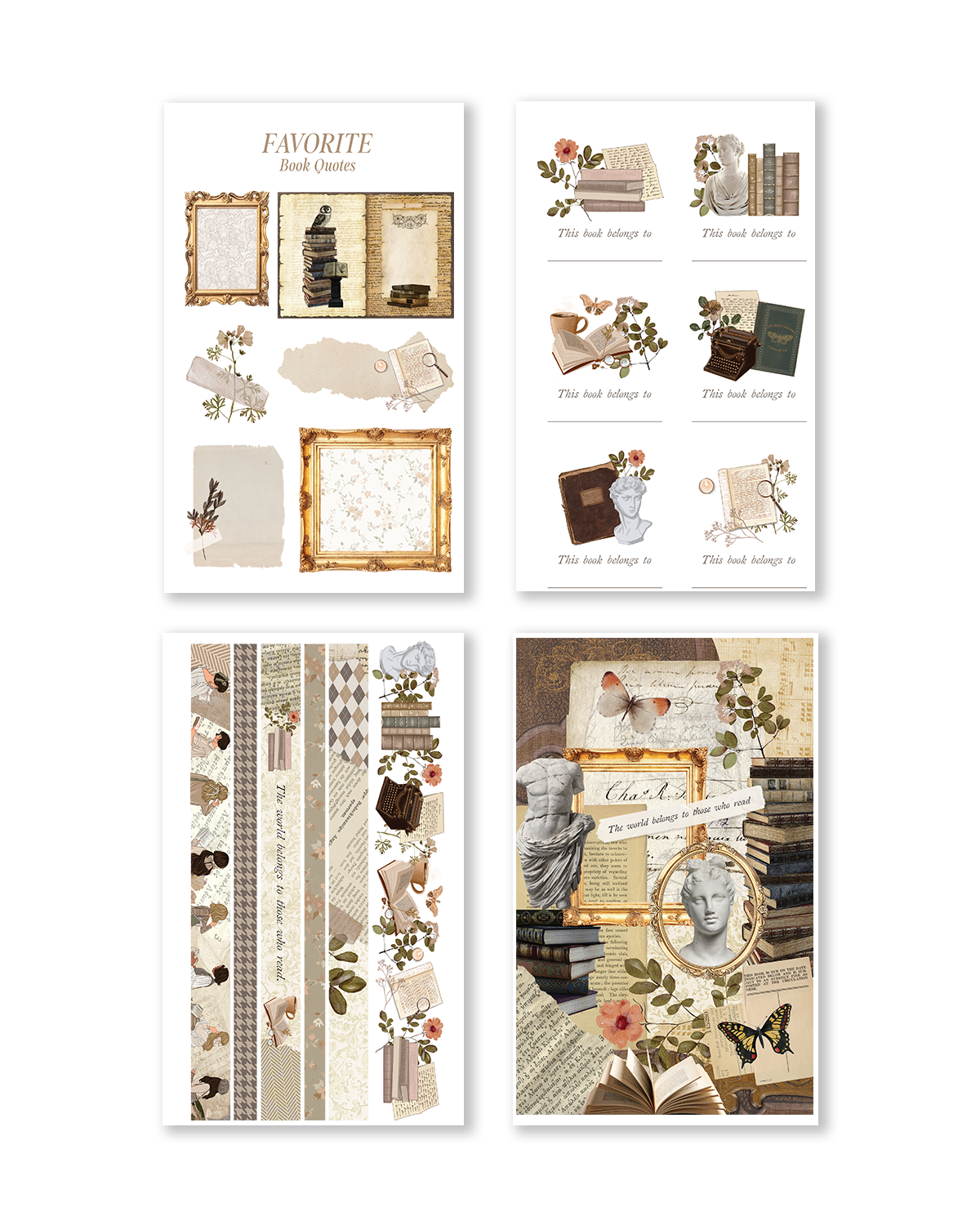 Bookworm Vol. 3 Sticker Book (Set of 6)