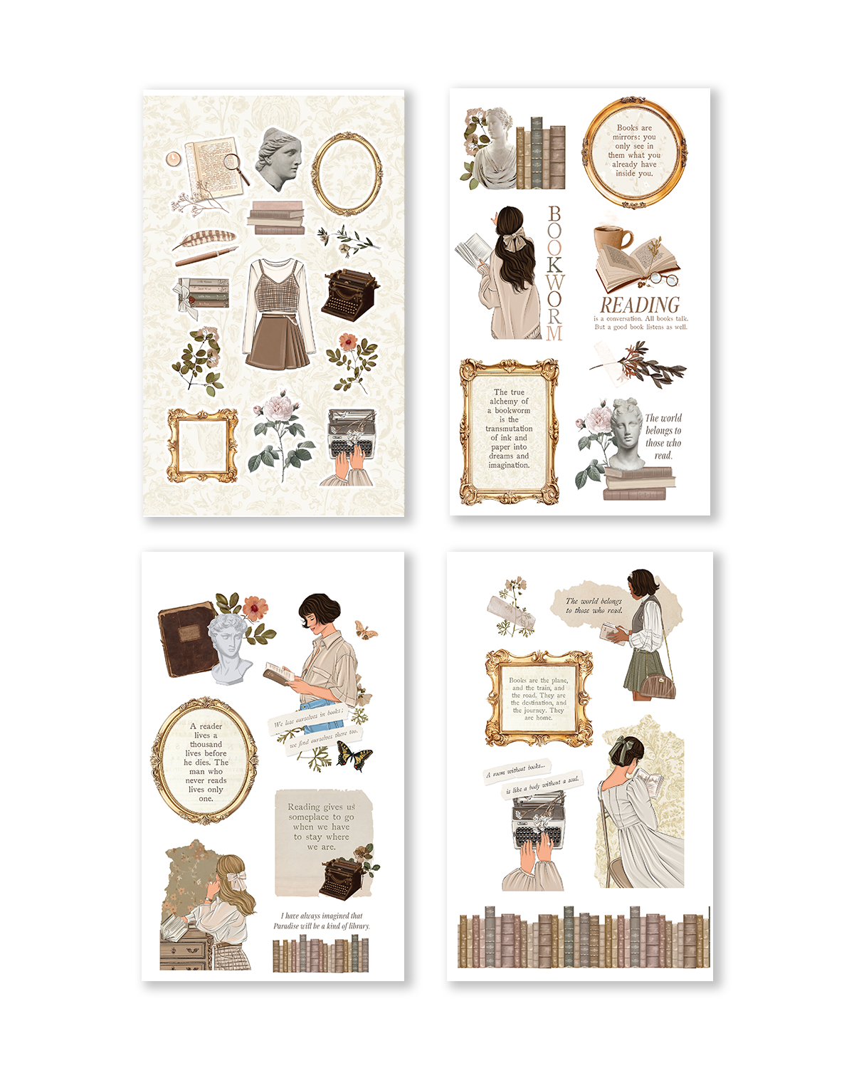Bookworm Vol. 3 Sticker Book (Set of 6)