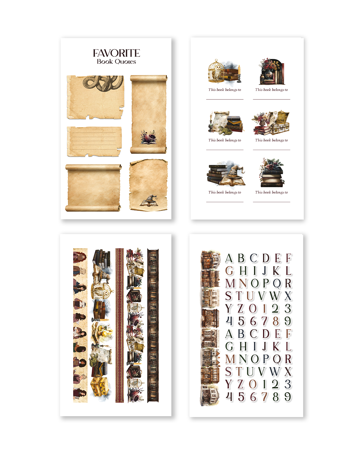 Bookworm Vol. 4 Sticker Book (Set of 6)