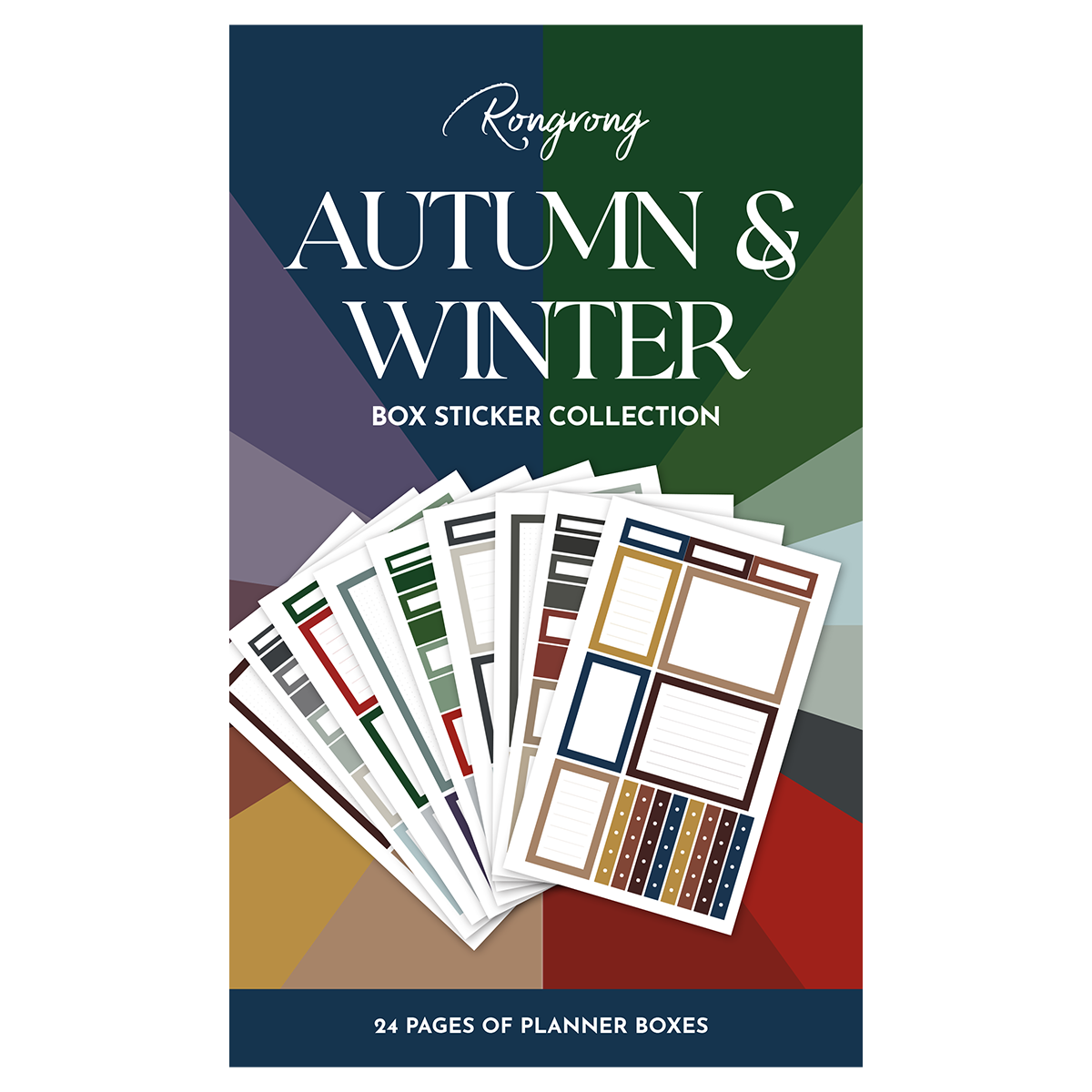 Autumn/Winter Functional Box Sticker Book (Set of 6)
