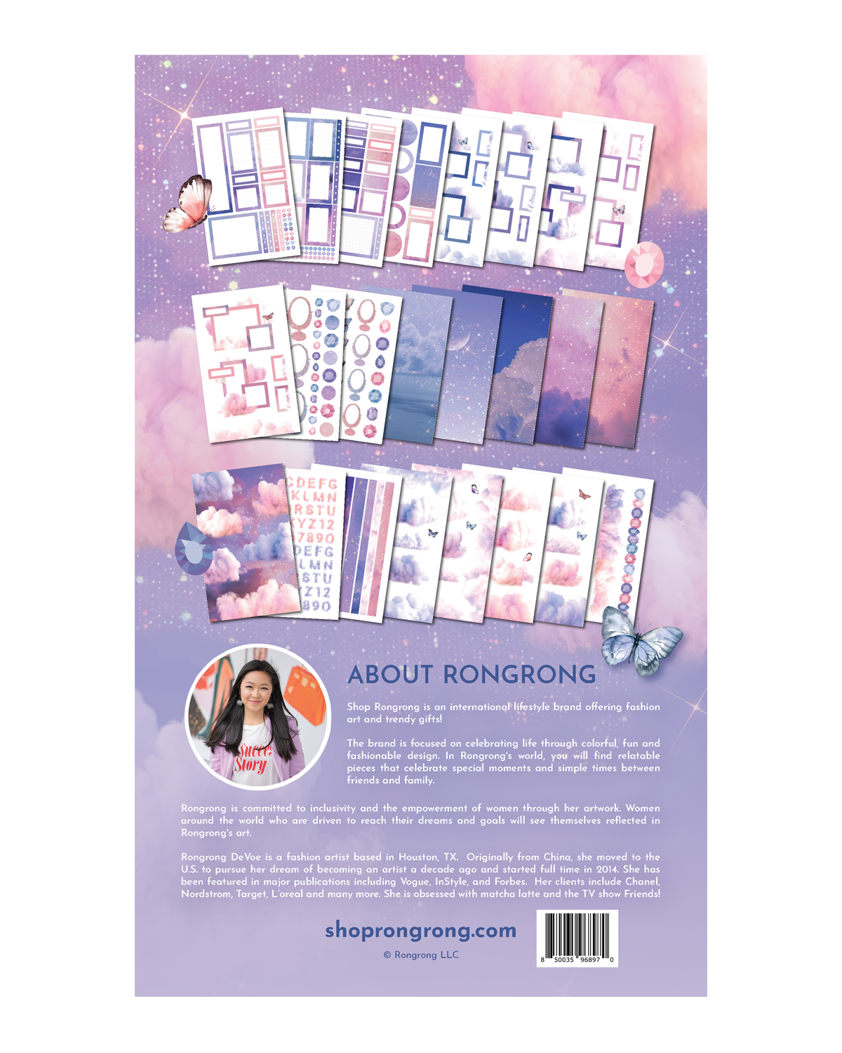 Midnights Aesthetic Sticker Book (Set of 6)