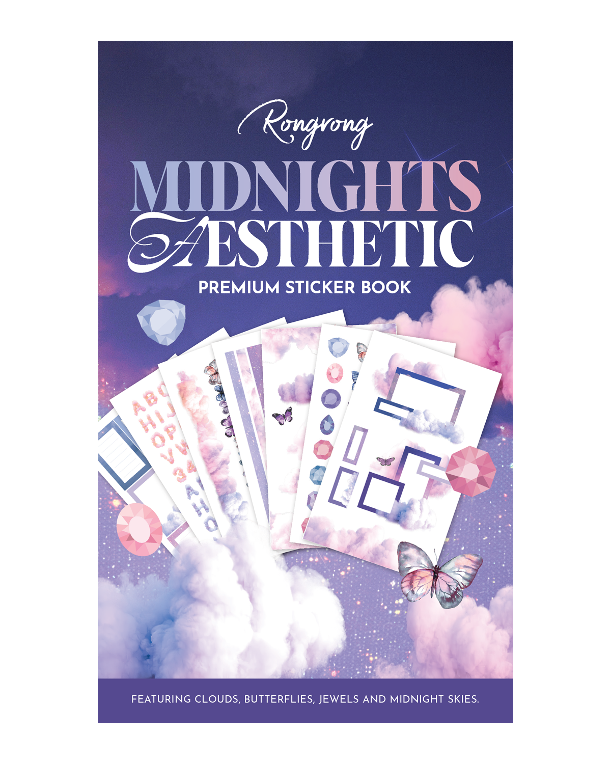 Midnights Aesthetic Sticker Book (Set of 6)