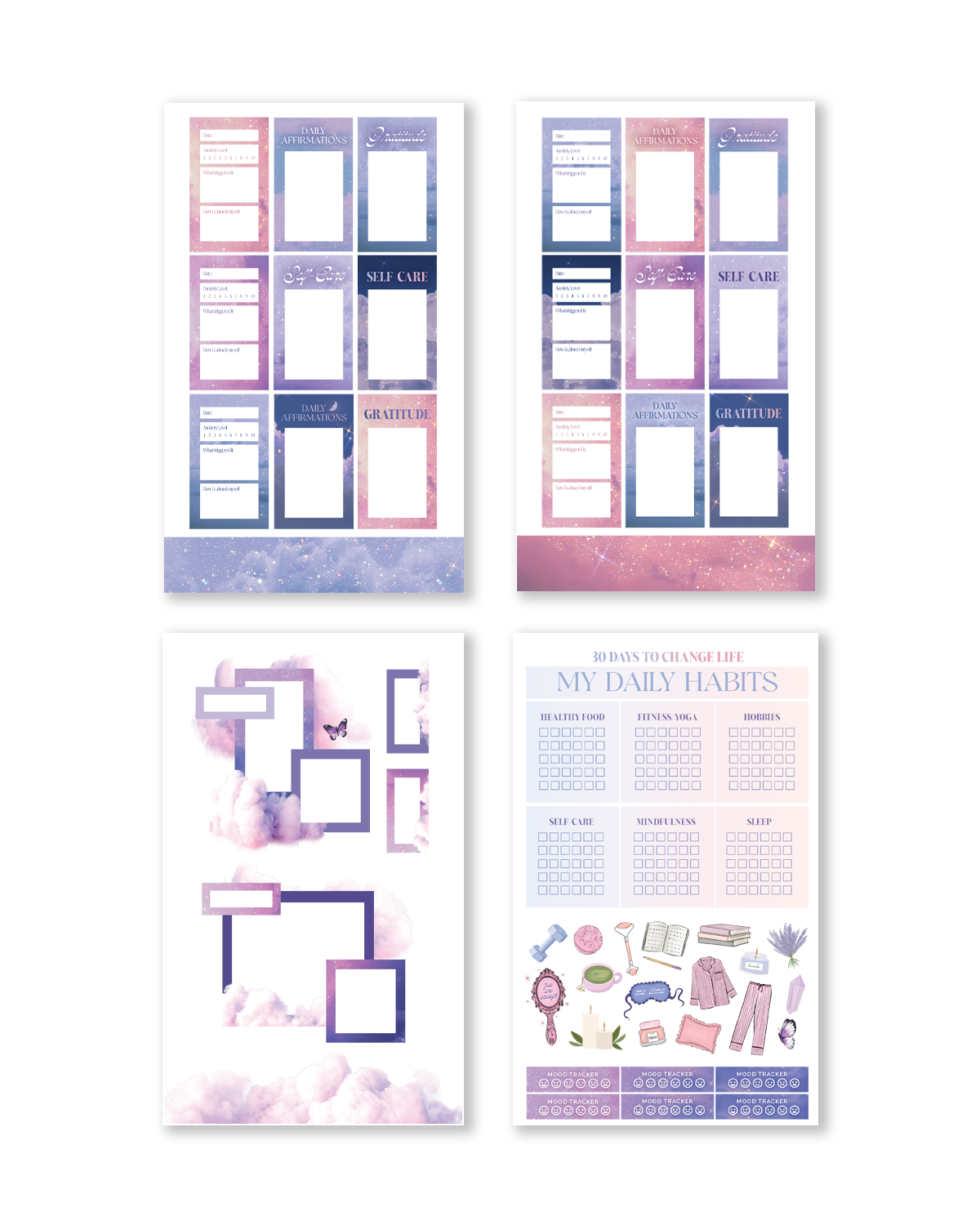 Midnights Mental Health Sticker Book (Set of 6)