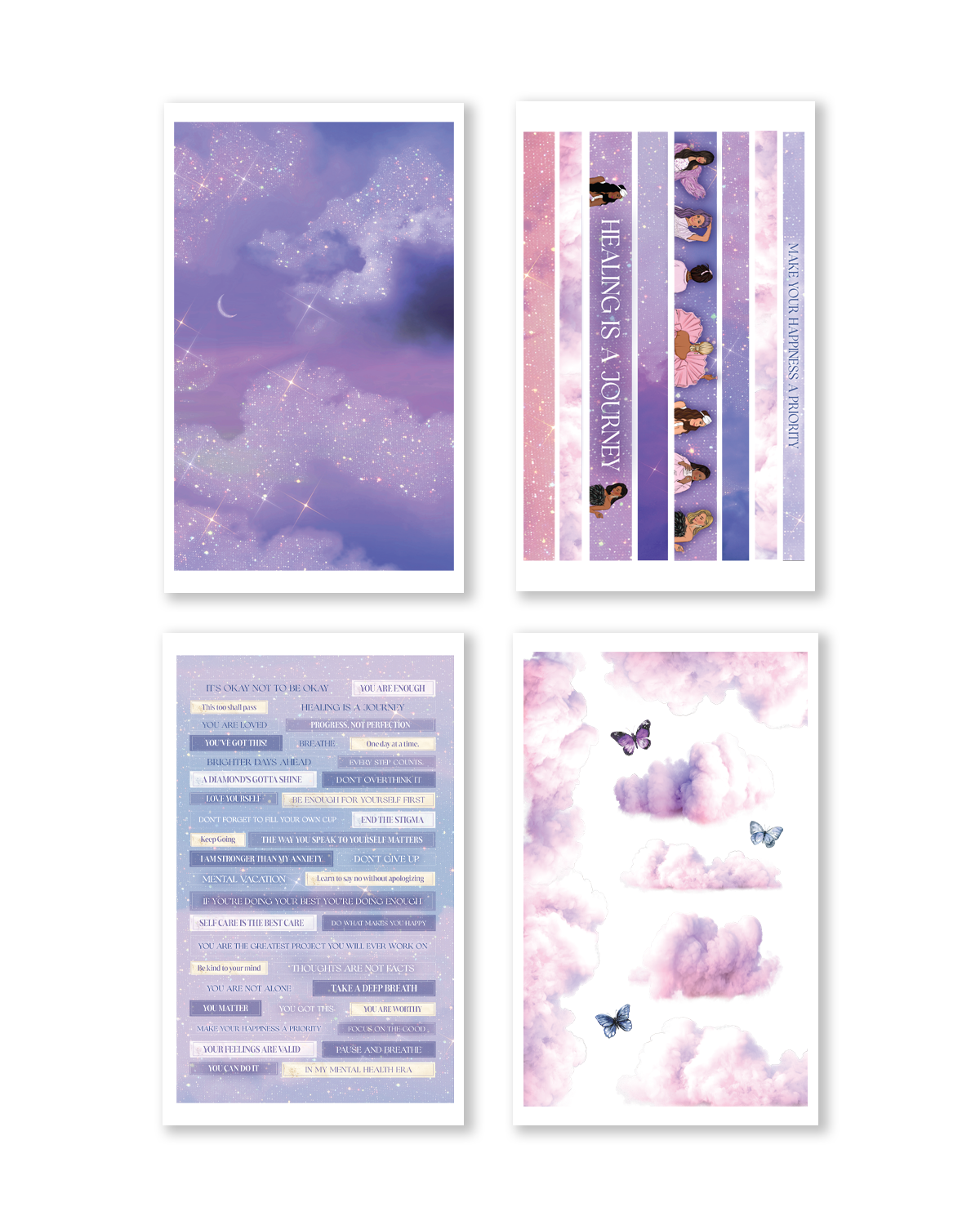 Midnights Mental Health Sticker Book (Set of 6)