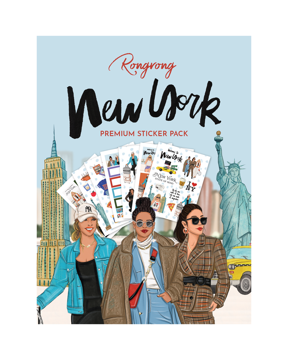 new-york-city-planner-sticker-pack-rongrong-city-series-set-of-6