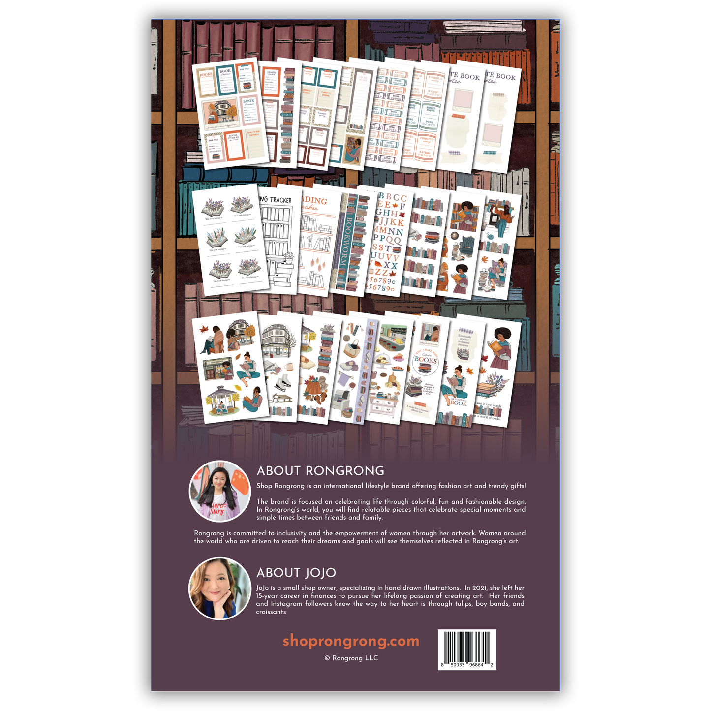 Bookworm Vol. 2 Sticker Book (Set of 6)
