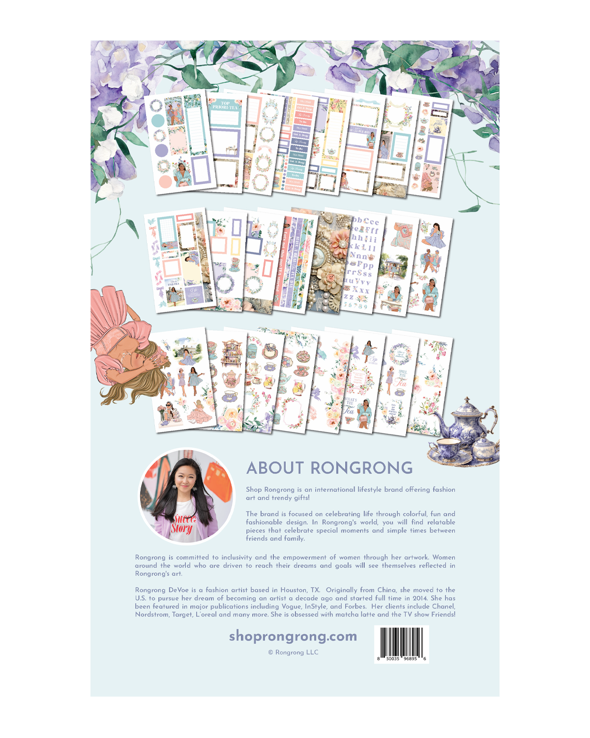 Par-Tea Time Sticker Book (Set of 6)