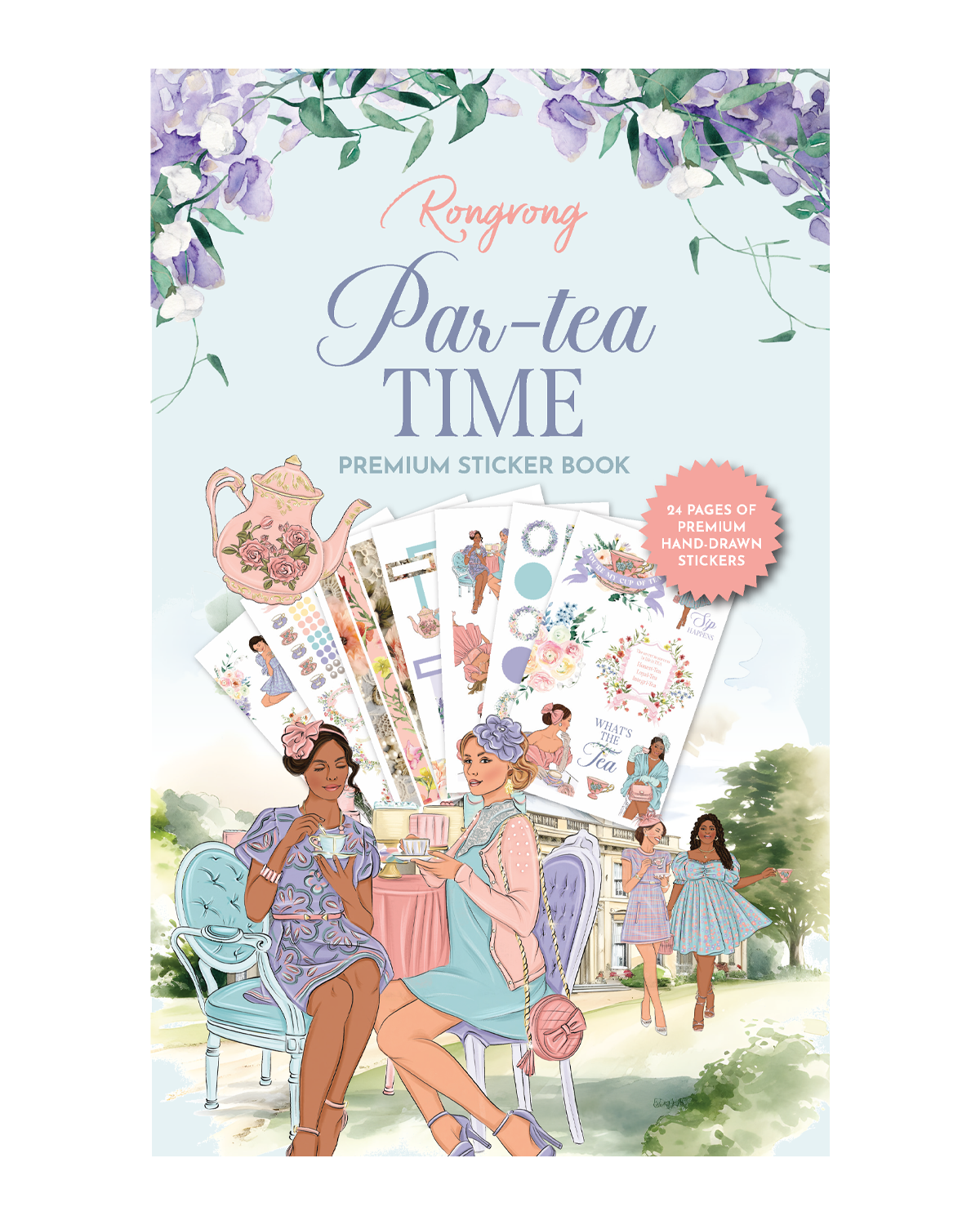 Par-Tea Time Sticker Book (Set of 6)