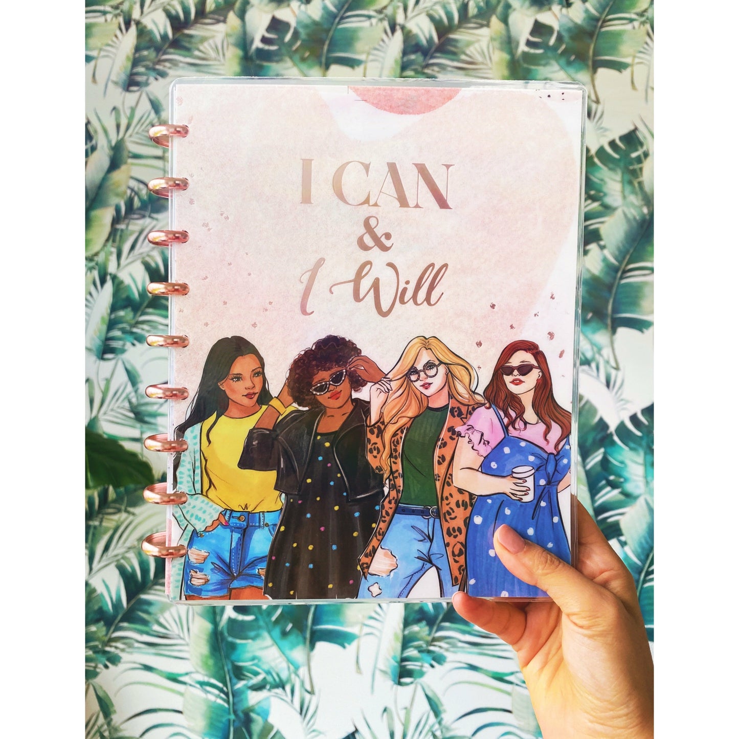 Premium Discbound "I can & I will" Planner - Undated - 12 Months (Set of 6)