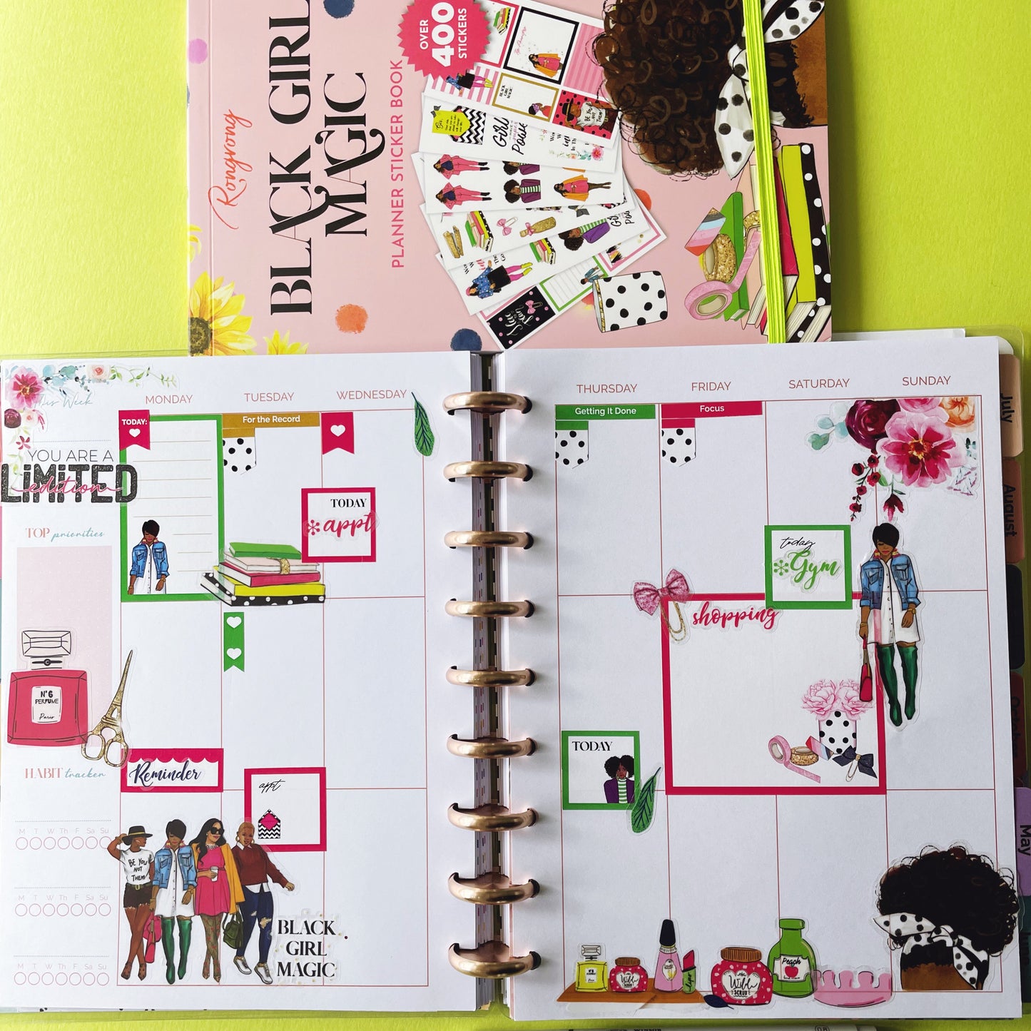 Black Girl Magic Sticker Book (Set of 6)