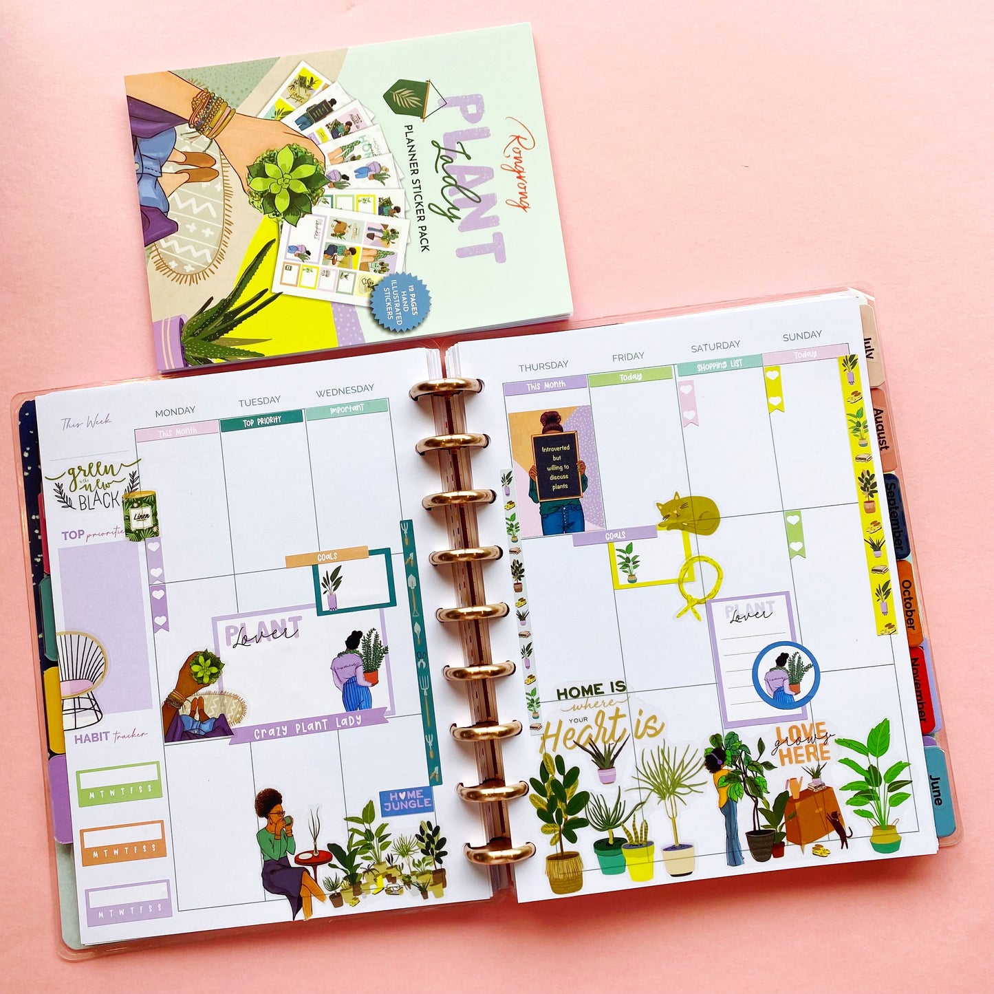 Plant Lady Sticker Pack (Set of 6)