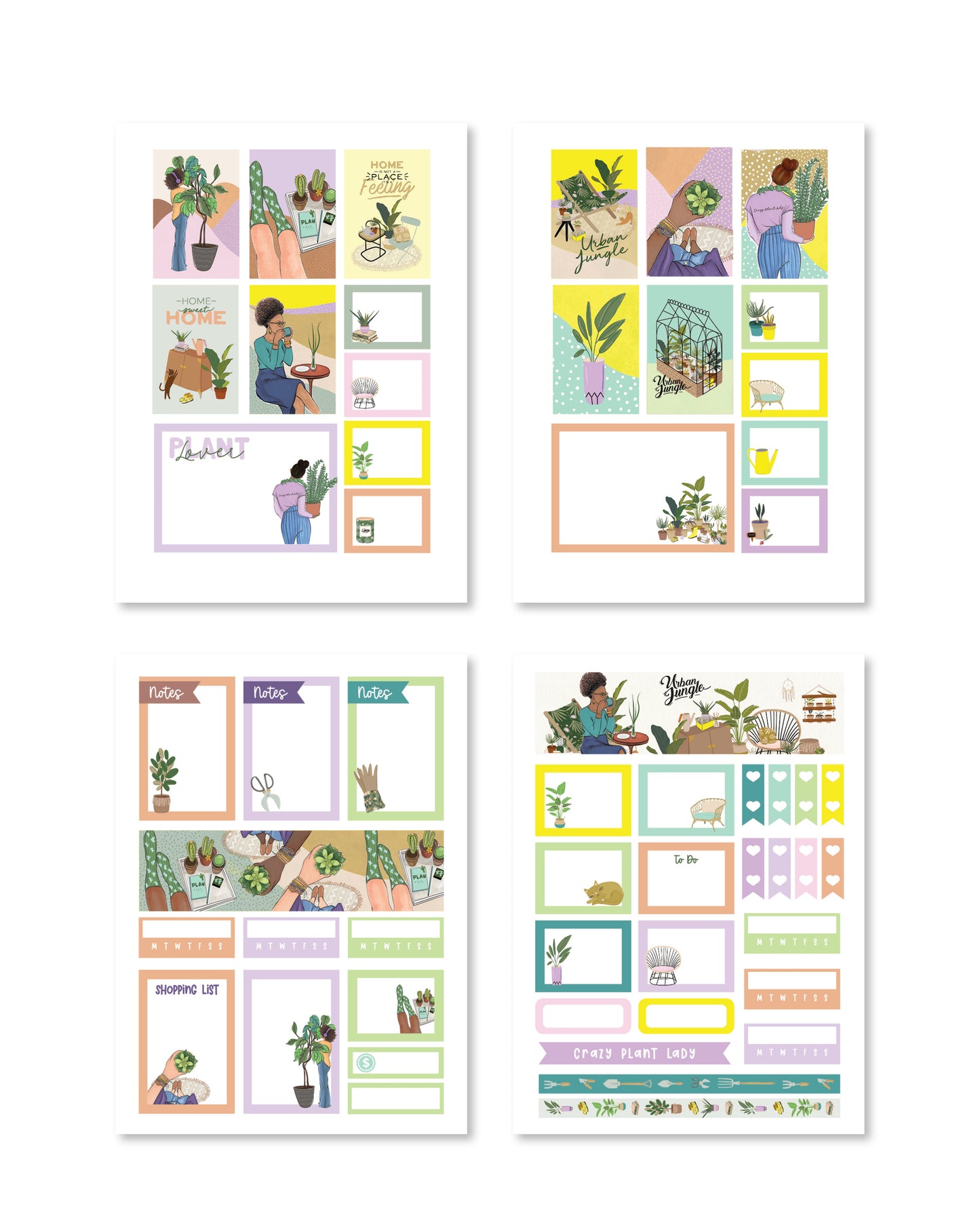 Plant Lady Sticker Pack (Set of 6)