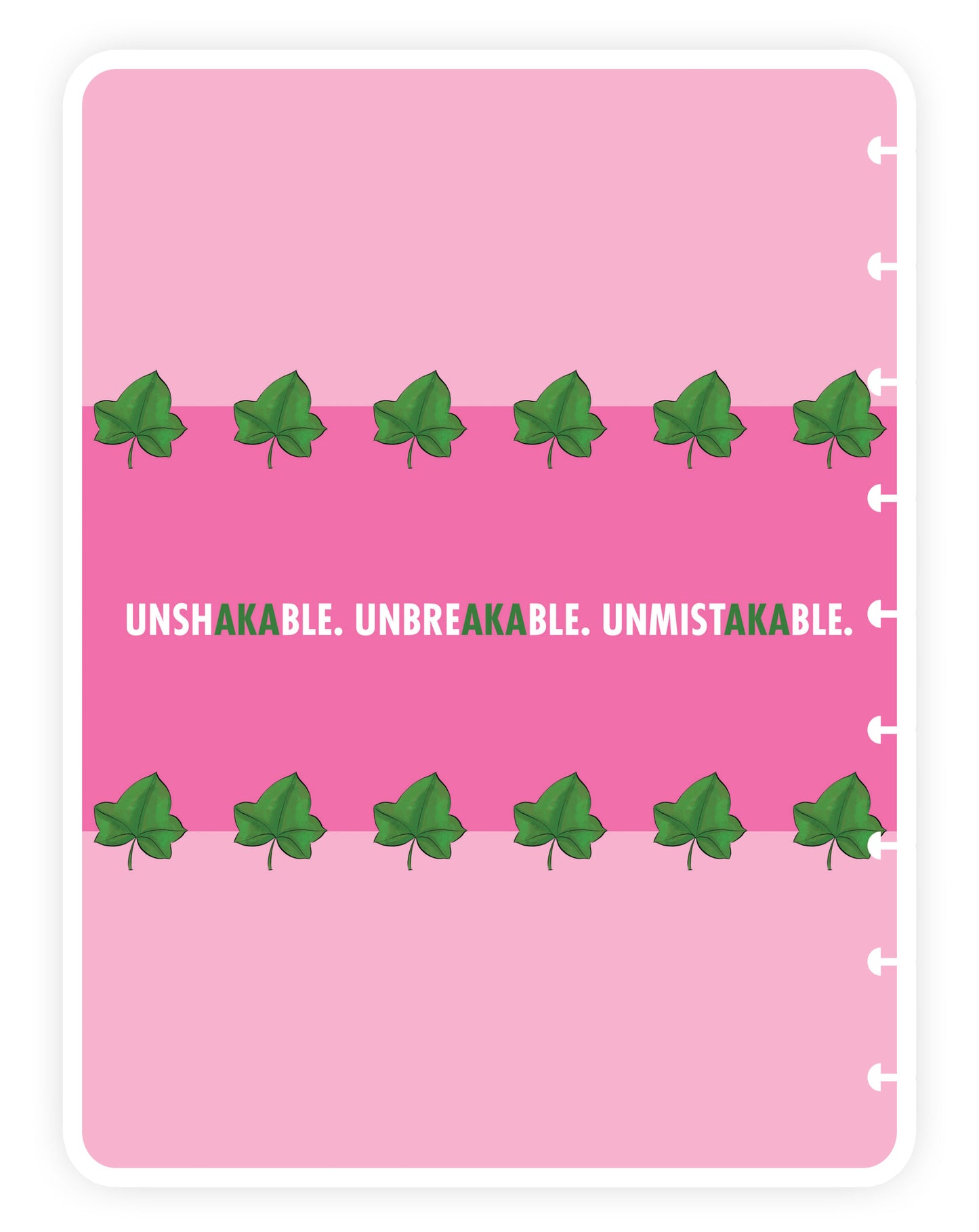 AKA Planner Cover (Set of 6)