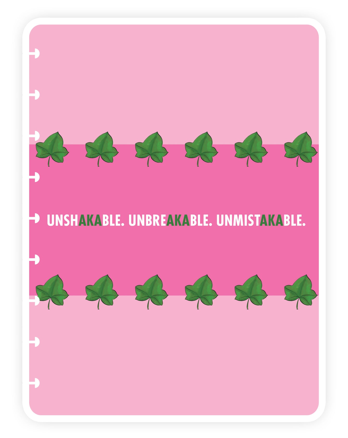 AKA Planner Cover (Set of 6)