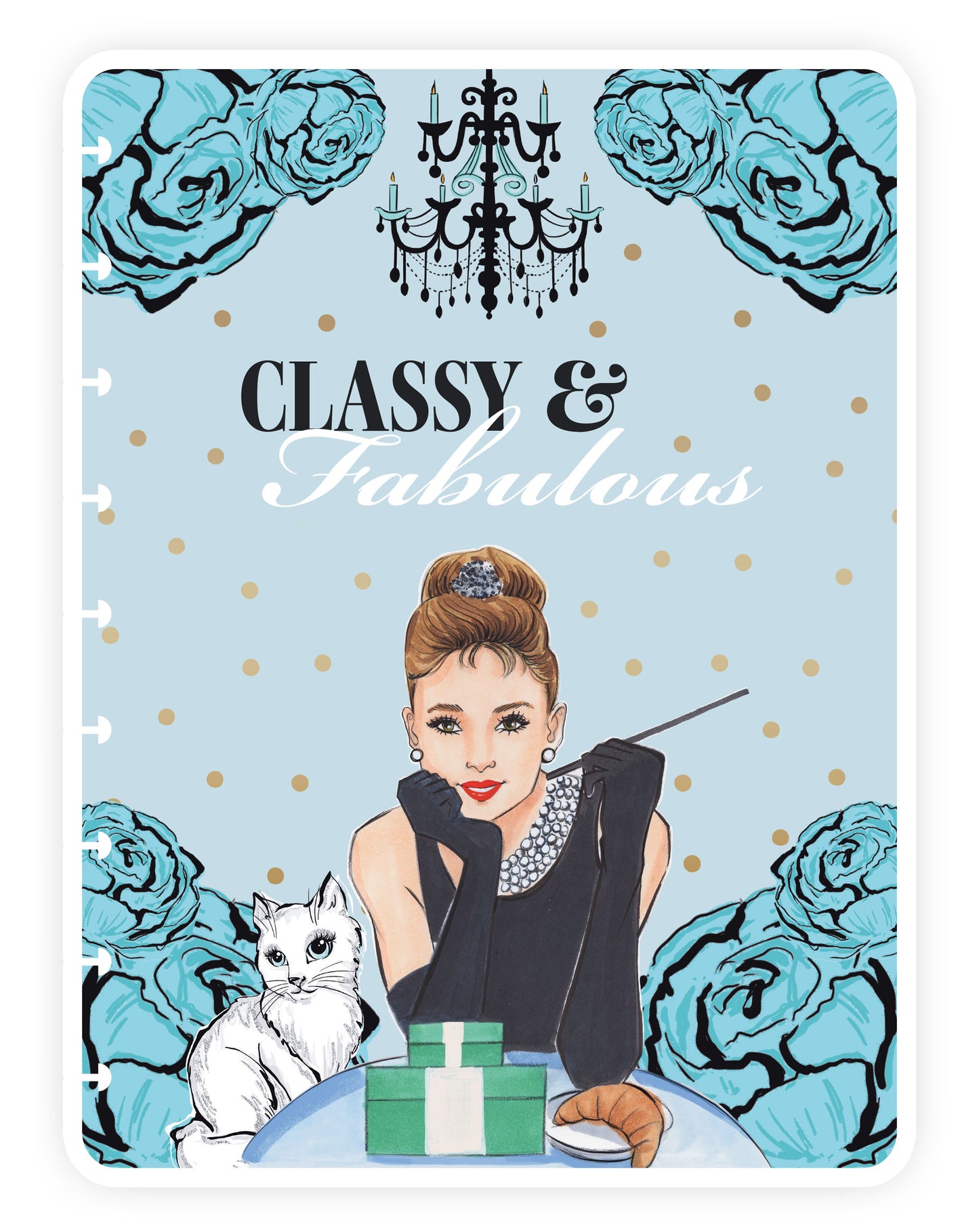 Breakfast at Tiffanys Planner Cover (Set of 6)
