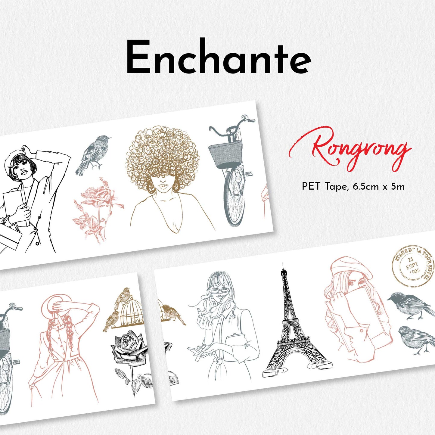 Enchanté PET Tape (Set of 6)