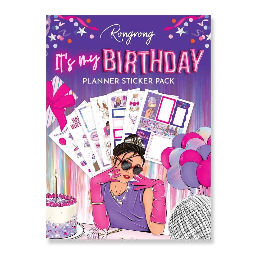 It's My Birthday Planner Sticker Pack (Set of 6) – Rongrong Wholesale