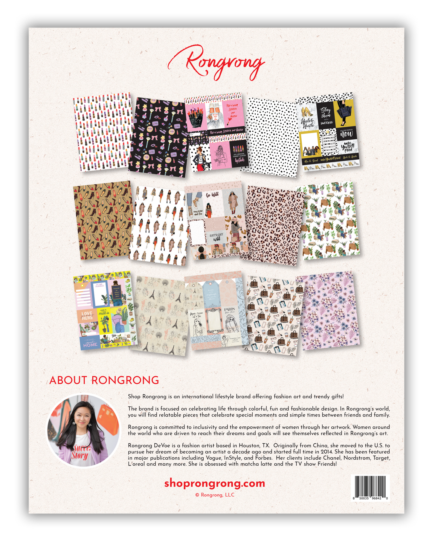 Rongrong Scrapbook Pad (Set of 6)