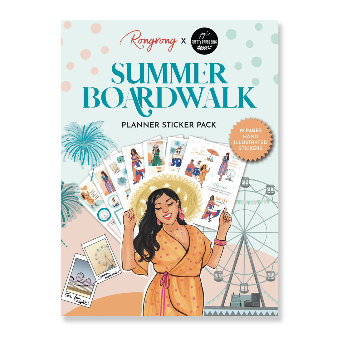 Summer Boardwalk Sticker Pack (Set of 6)