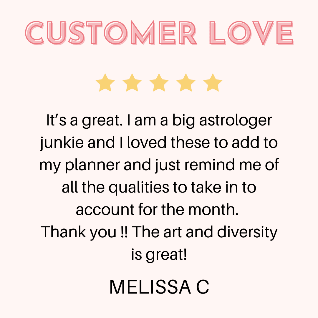 Zodiac sticker pack (Set of 6)