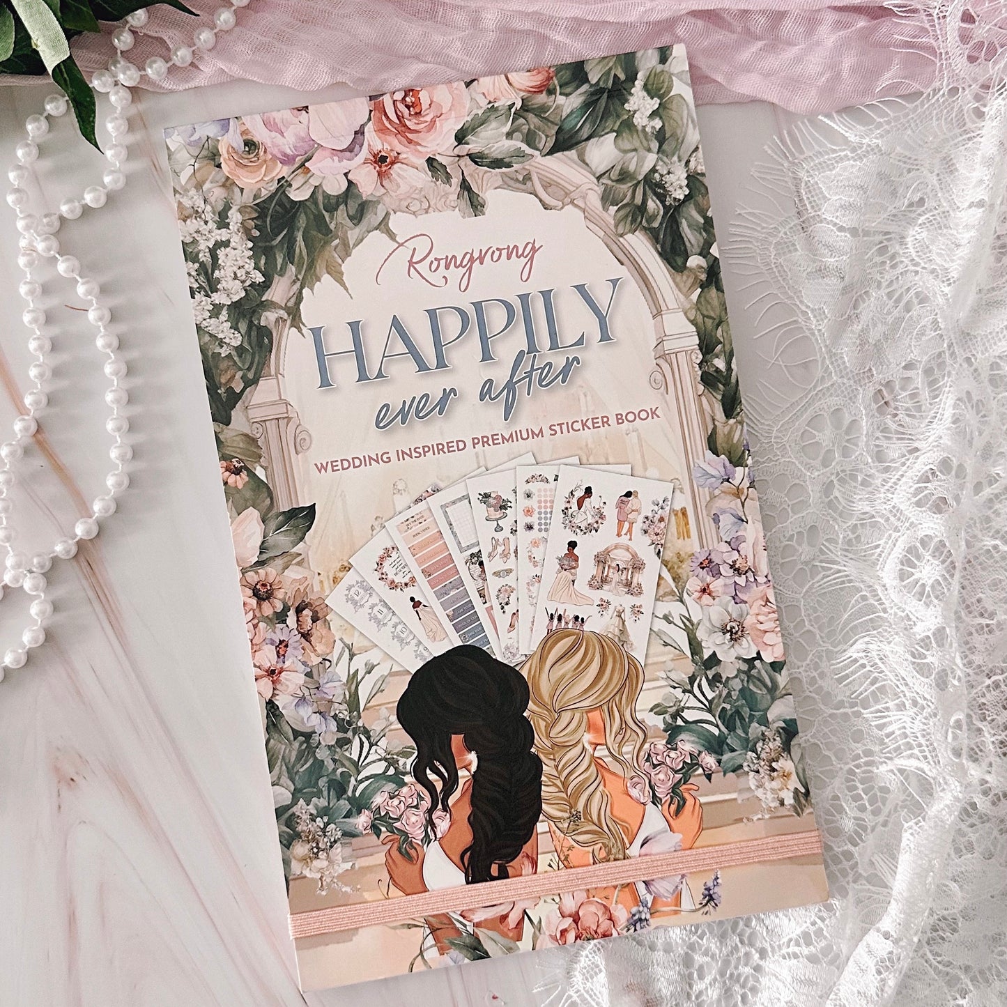 Happily Ever After Wedding Sticker Book (Set of 6)