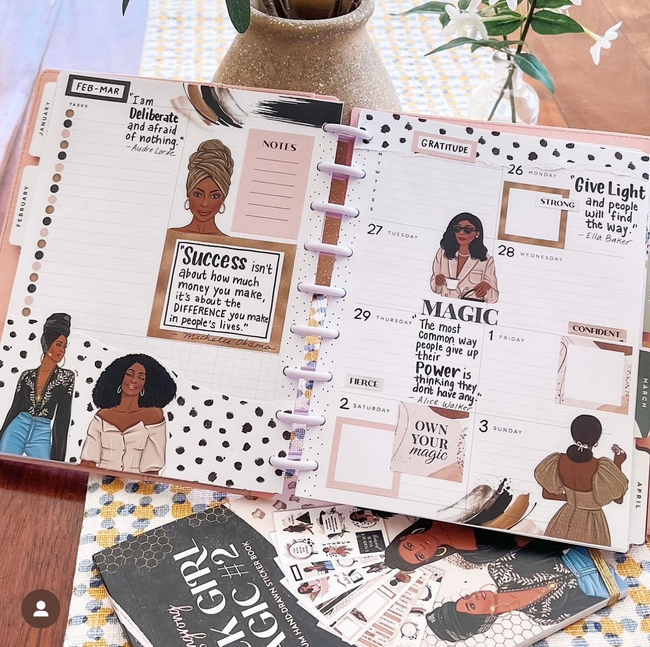 Black Girl Magic Sticker Book #2 (Set of 6)