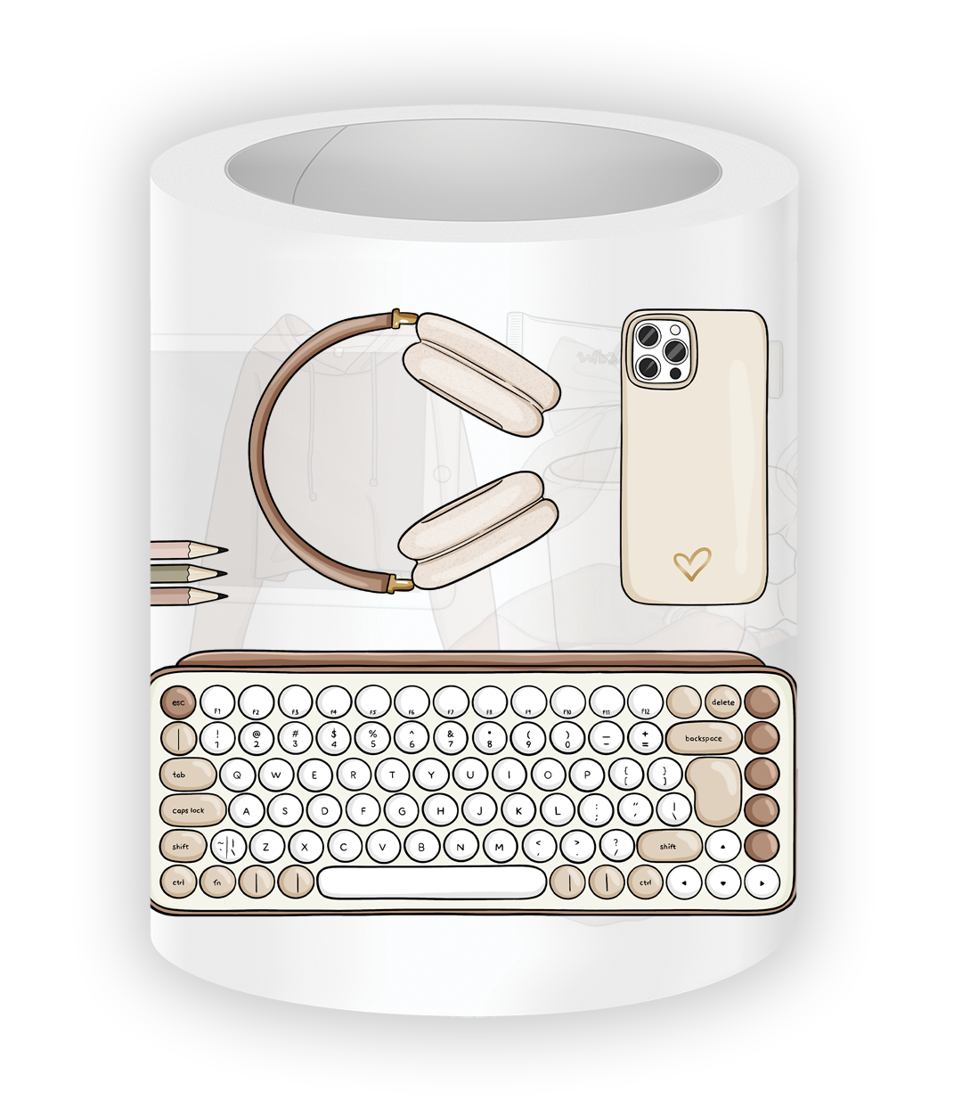 Campus Chic Pre-cut PET Tape (Set of 6)