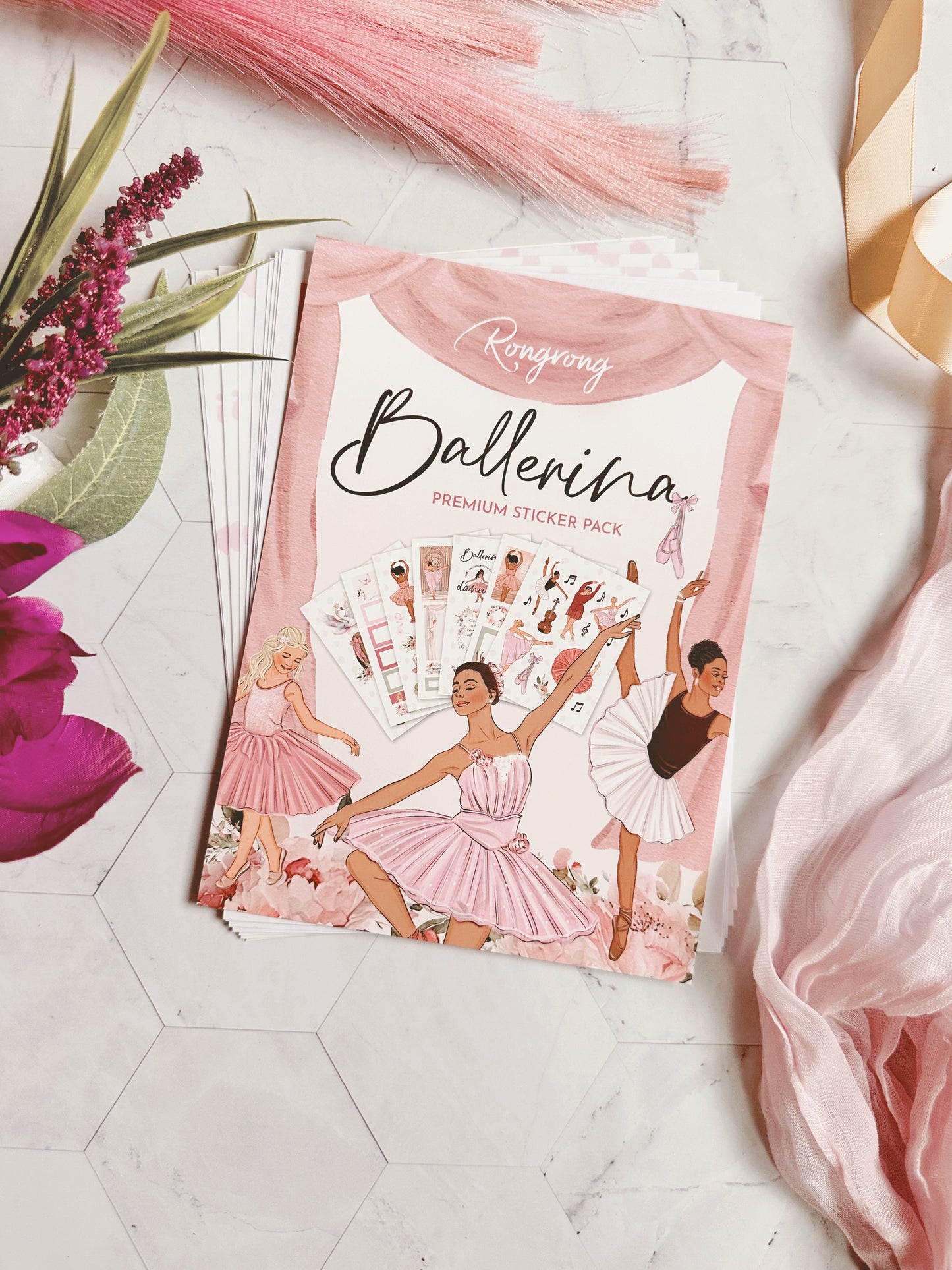 Ballerina Sticker Pack (Set of 6)