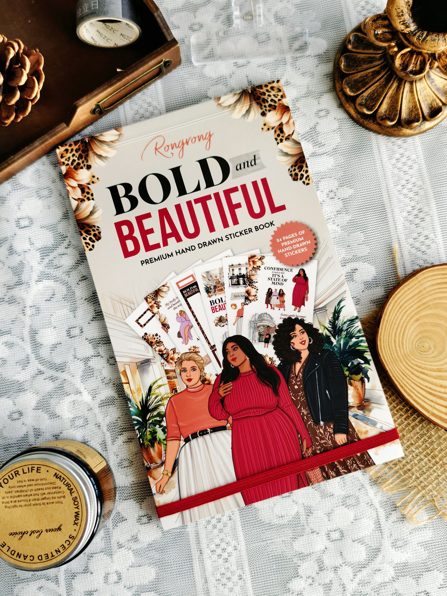 Bold and Beautiful Sticker Book (Set of 6)