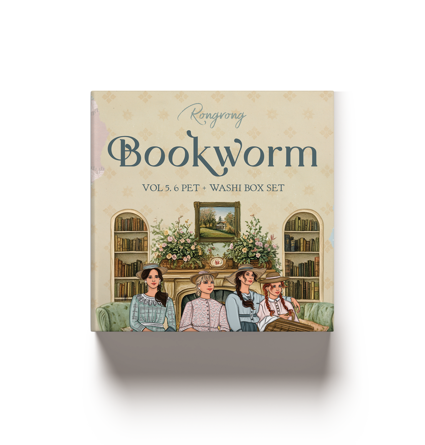 Bookworm #5 PET Tape + Washi Box Set (Set of 6)