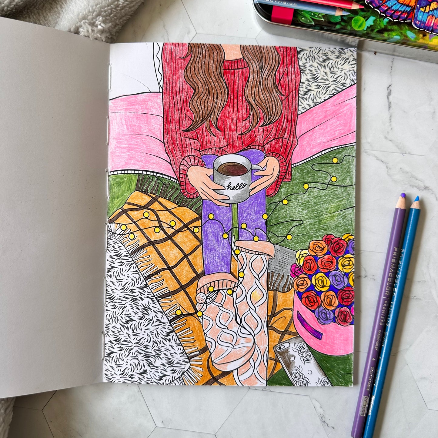 Let's Get Cozy Coloring Book (Set of 6)