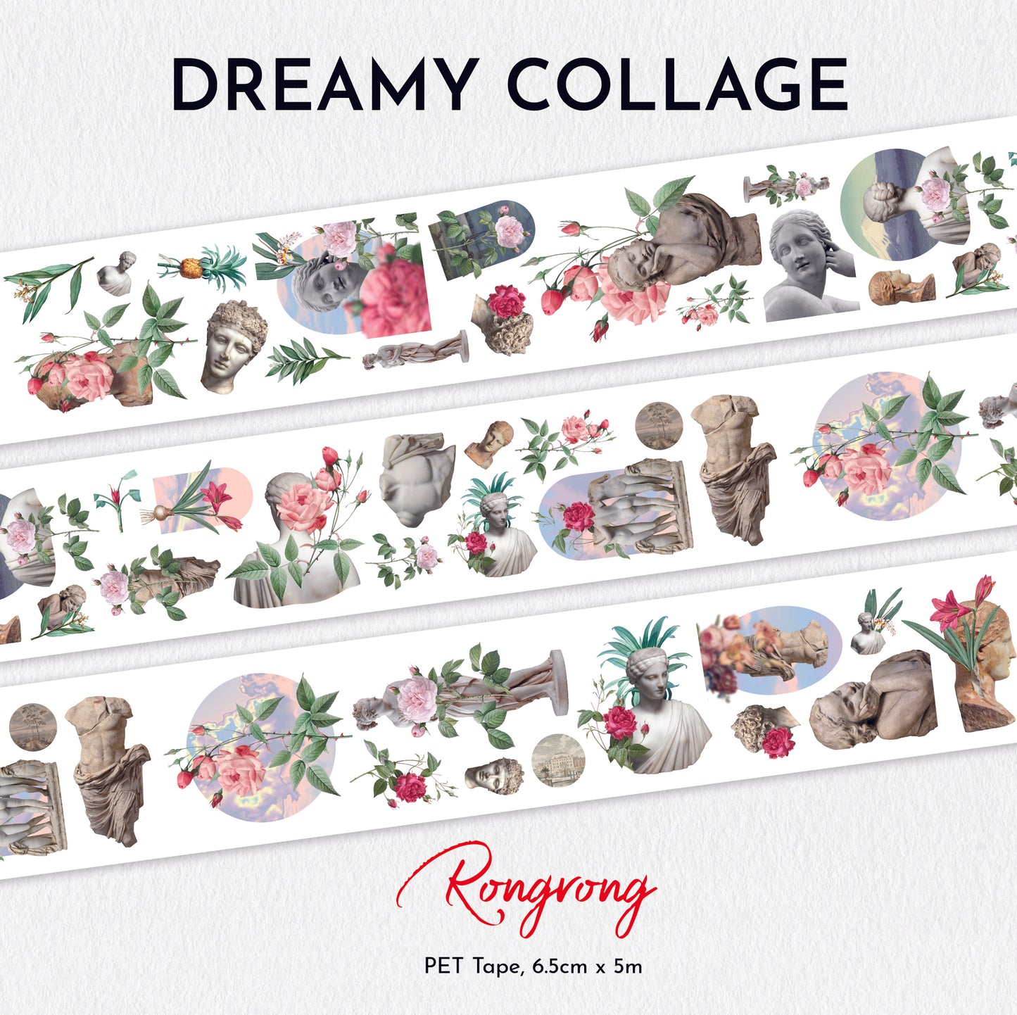 Dreamy Collage PET Tape [December] (Set of 6)