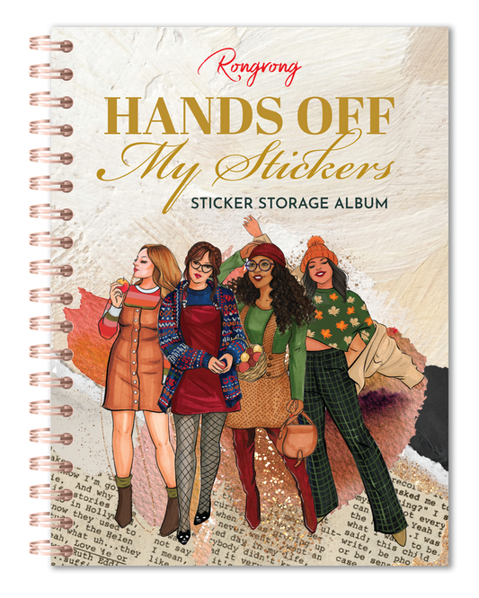 Fall Hands off My Stickers Sticker Album - Fall Edition (Set of 6)