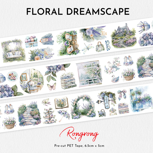 Floral Dreamscape PET Tape (Set of 6)