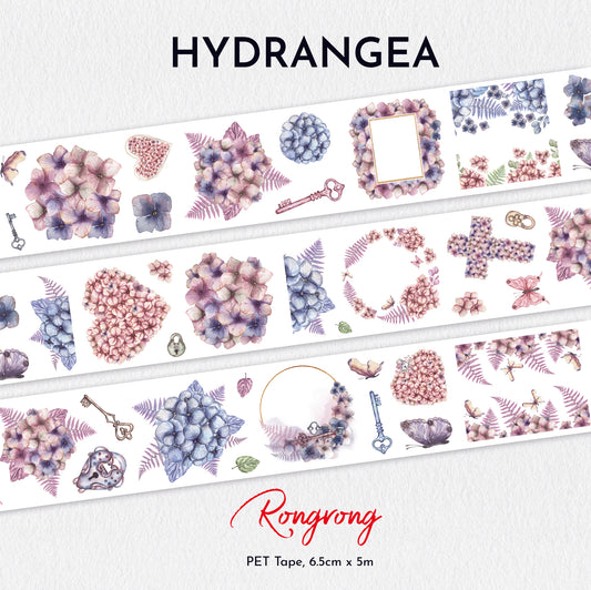 Hydrangea PET Tape (Set of 6)