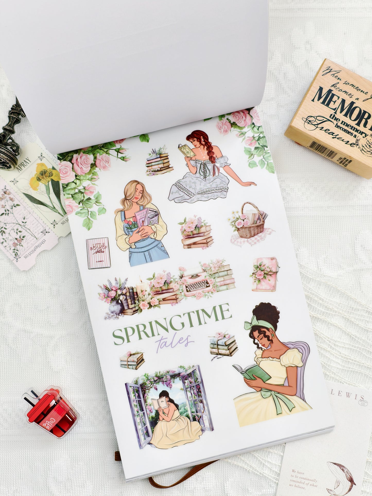 Literary Seasons Sticker Book (Set of 6)