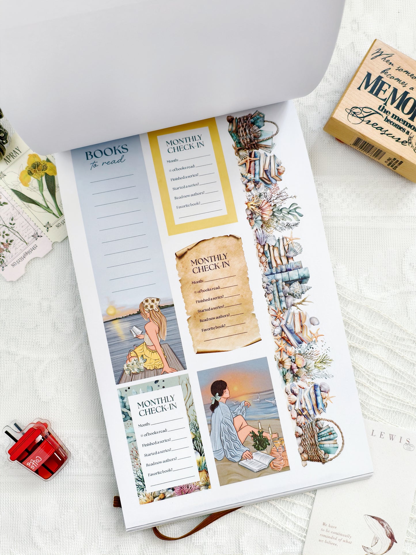 Literary Seasons Sticker Book (Set of 6)