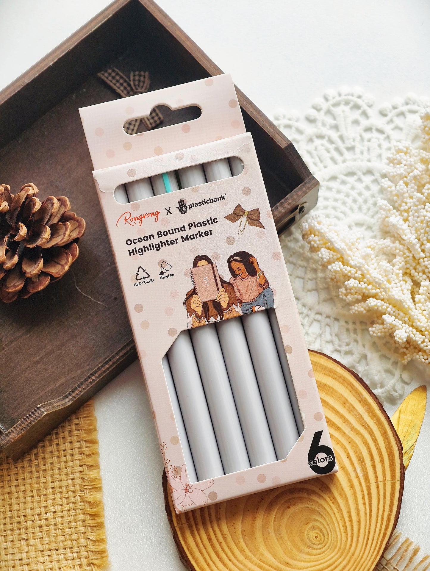 Ocean Plastic x Rongrong Highlighter (Set of 6)