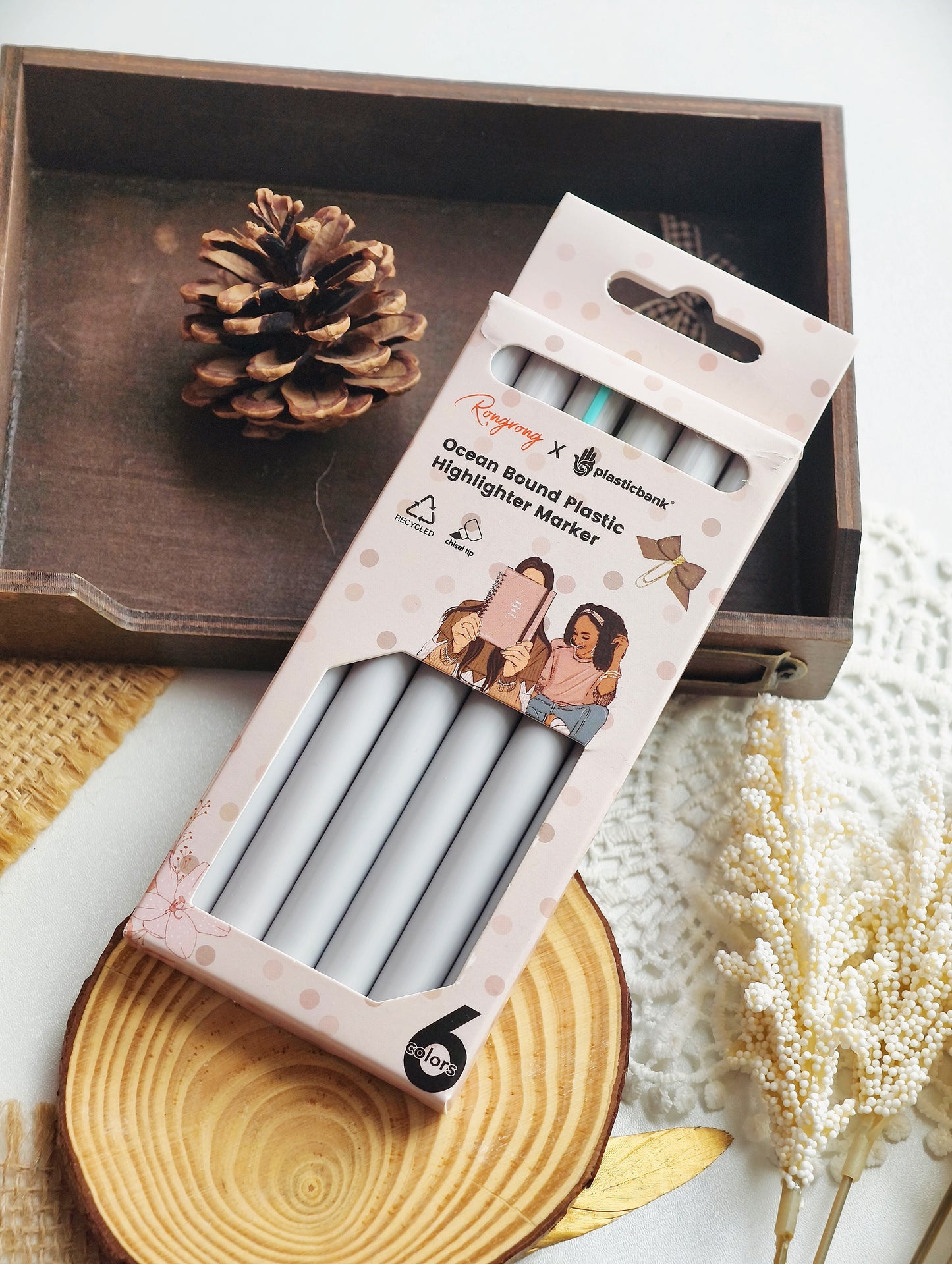 Ocean Plastic x Rongrong Highlighter (Set of 6)