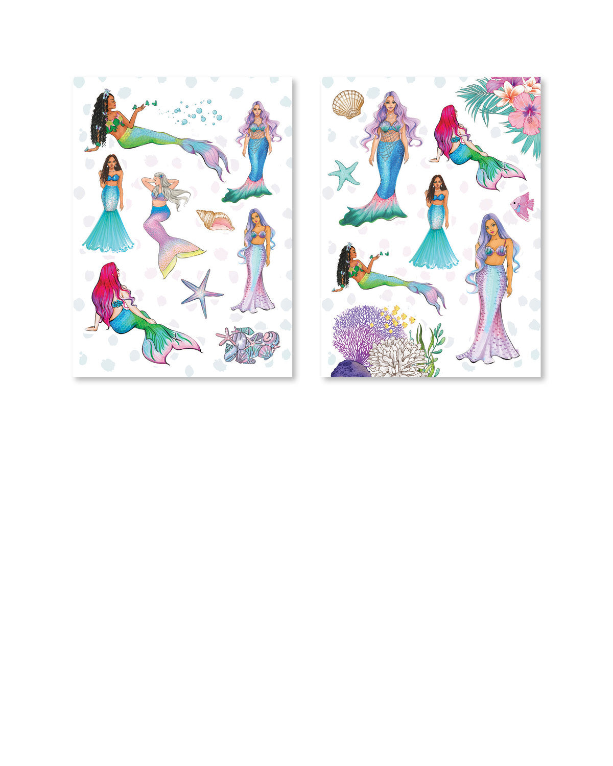 Mermaid Planner Sticker Pack (HOLOGRAPHIC) (Set of 6)