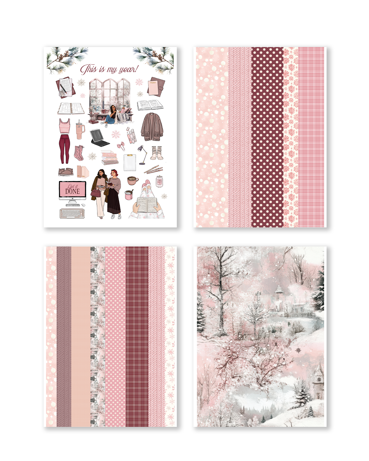 New Year New Plan Planning Kit (Set of 6)